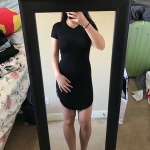 Mini black dress